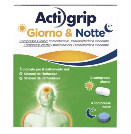 ACTIGRIP GIORNO&NOTTE*12+4CPR