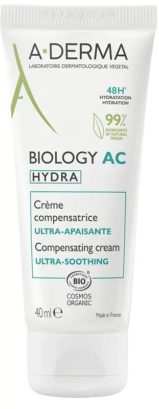 Aderma biology ac hydra crema compensatrice ultra lenitiva 40 ml