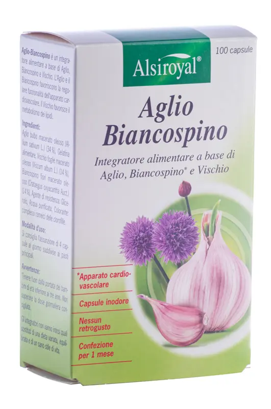 Aglio biancospino 100 capsule