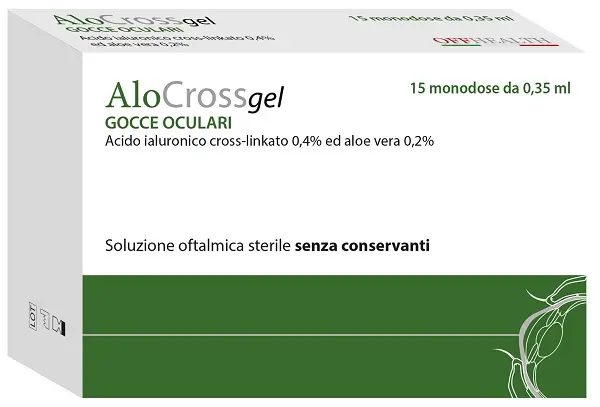 Alocrossgel soluzione oftalmica 15 monodose da 0,35 ml