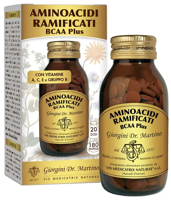 Aminoacidi ramificati bcaa plus 180 pastiglie