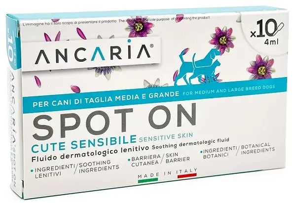 Ancaria spot-on cani taglia medio grande 10 pipette x 4ml
