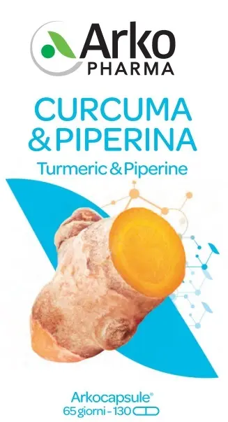 Arkocps curcuma + piperina 130 capsule