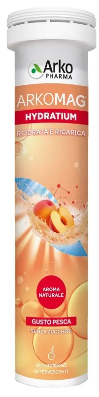 Arkomag hydratium reidrata e ricarica 24 compresse effervescenti senza zuccheri con edulcorante