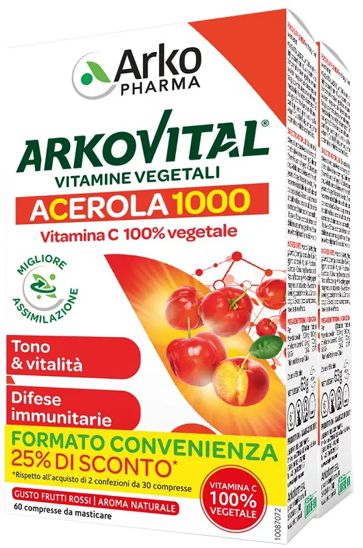 ARKOVITAL ACEROLA 1000 FA60CPR