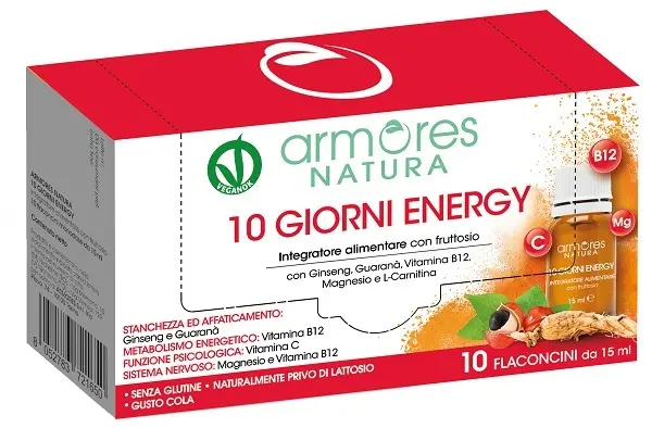 Armores natura 10 giorni energy 10 flaconcini