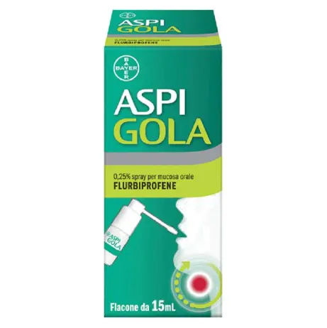 ASPI GOLA*OS SPRAY 15ML 0,25%
