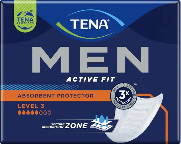 Assorbente incontinenza leggera tena men livello 3 duopack 2 x 8 pezzi