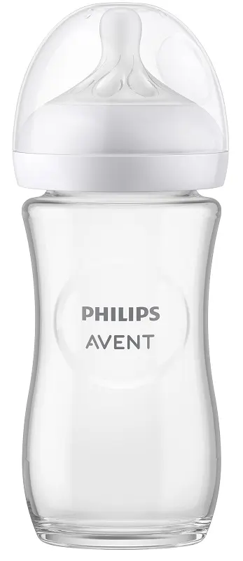 Avent biberon natural 3,0 vetro 240 ml