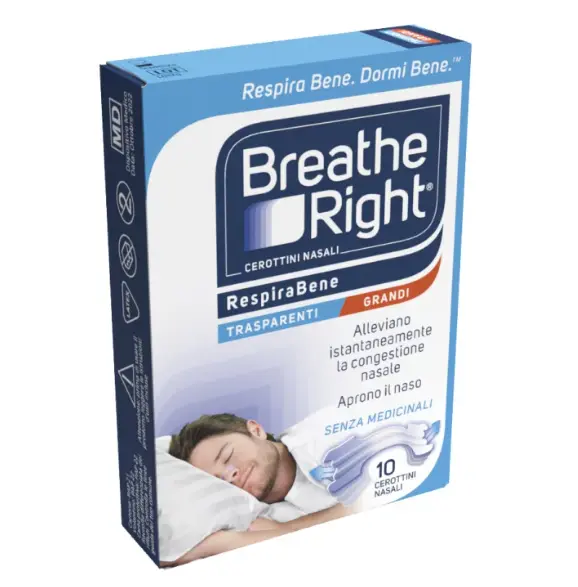 BREATHE RIGHT TRASPARENTI G10P