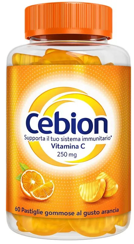 Cebion 60 pastiglie gommose gusto arancia