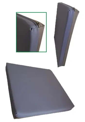 Cuscino antidecubito safe life realizzato in materiale automodellante ottenuto grazie alla distribuzione dei carichi per scorrimento molecolare
