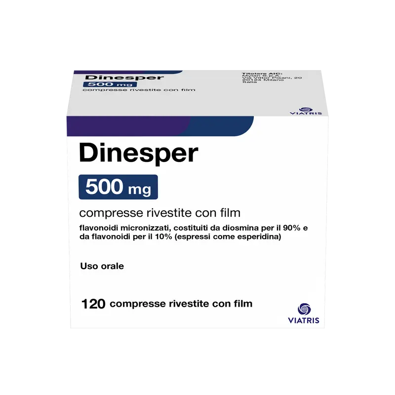 Dinesper 500 mg compresse rivestite con film 120 compresse in blister al/pvc