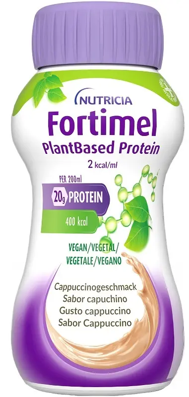 Fortimel plantbased protein cappuccino 4 bottigliette da 200 ml