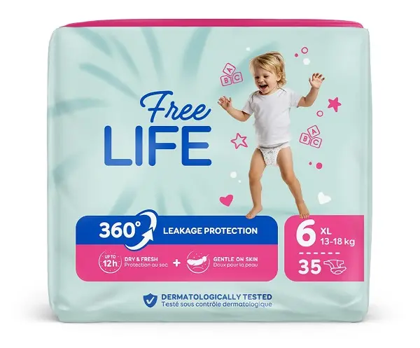 Freelife sirius pannolini xl 35 pezzi