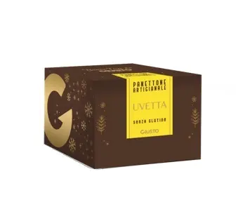 Giusto senza glutine panettone artigianale con uvetta 600 g