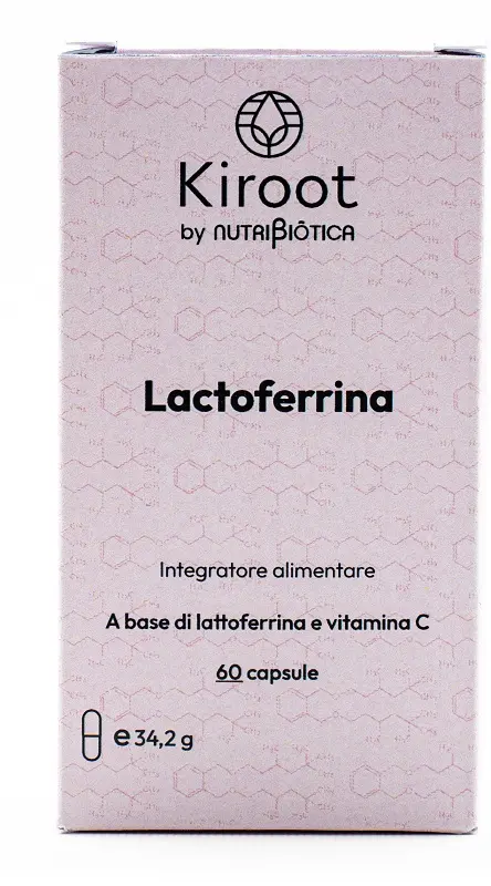 Kiroot by nutribiotica lactoferrina 60 capsule senza glutine senza lattosio