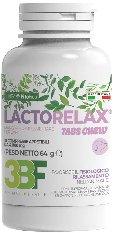 Lactorelax tabs chew 18 compresse appetibili da 4000 mg