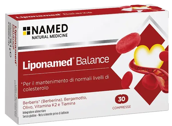 Liponamed balance 30 compresse senza glutine naturalmente privo di lattosio