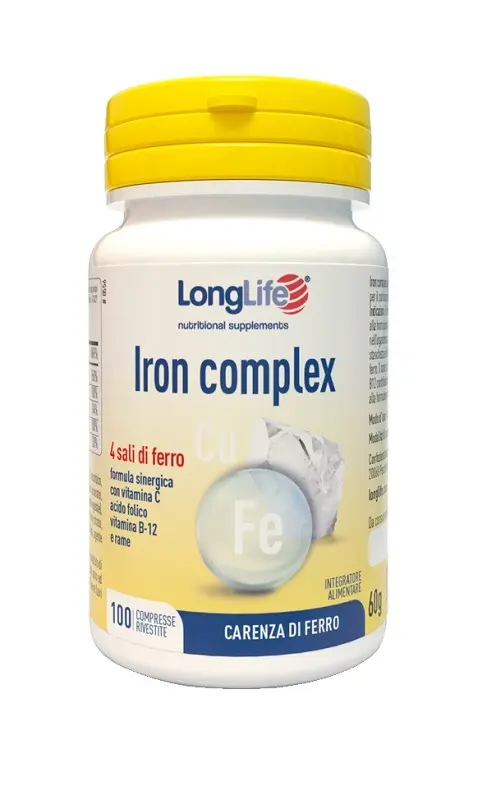 LONGLIFE IRON COMPLEX 100CPR