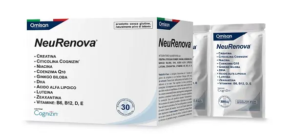 Neurenova 30 bustine 3000 mg senza glutine naturalmente privo di lattosio