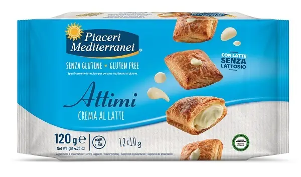 Piaceri mediterranei attimi crema al latte 12 pezzi da 10 g
