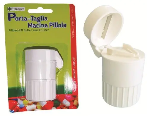 Porta-taglia macina pillole