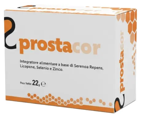 Prostacor 30 capsule senza glutine naturalmente privo di lattosio