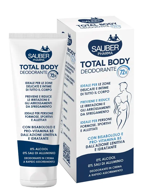 Sauber deo total body crema 75 ml