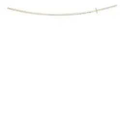Sonda per ureterocutaneostomia in poliuretano wiruthan trasparente linea radiopaca con alette lunghezza 25 cm diametro 3,5 mm punta con foro centrale