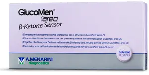 Strisce misurazione chetonemia glucomen areo b-ketone sensor 10 pezzi