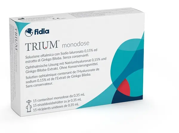 TRIUM MONODOSE GTT OCUL 15FL