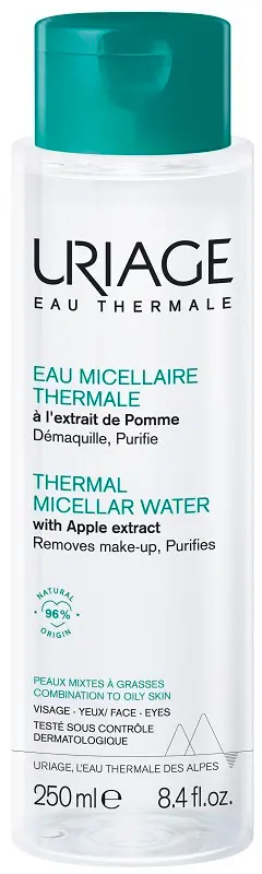 Uriage eau micellaire thermale pelli miste grasse flacone 250 ml