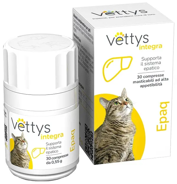 Vettys integra epaq gatto 30 compresse masticabili