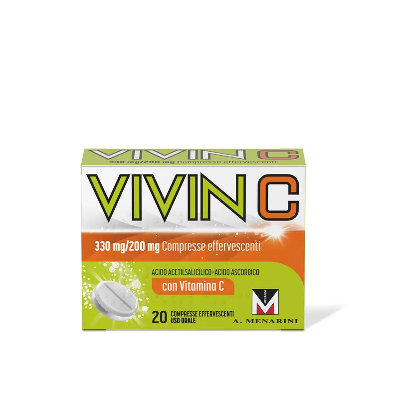 VIVIN C*20CPR EFF 330MG+200MG