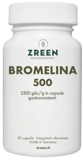 Zreen bromelina 500 90 capsule gastroresistenti