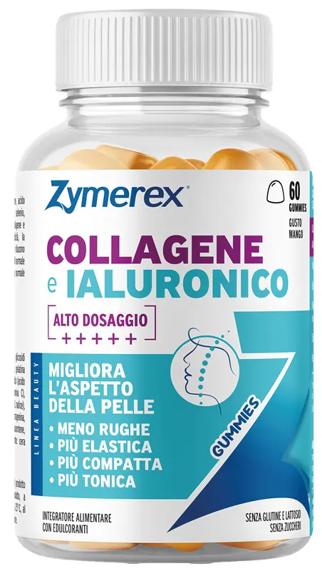 Zymerex gum collagene ialuronico 60 gommose
